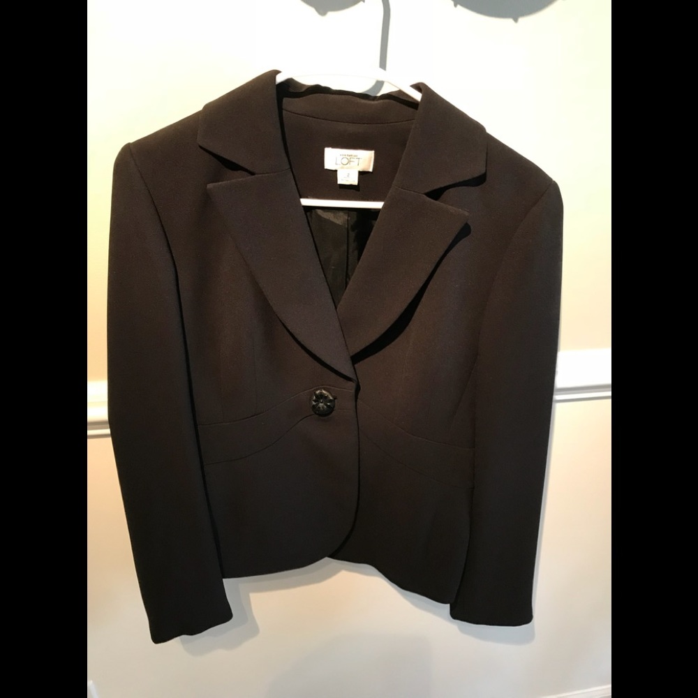 Ann Taylor, black blazer